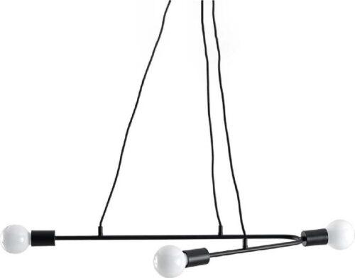 Černé závěsné svítidlo 80x40 cm Latomia - Nice Lamps Nice Lamps