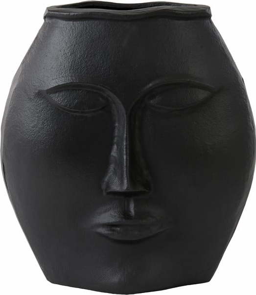 Černá hliníková váza Face – Light & Living Light & Living