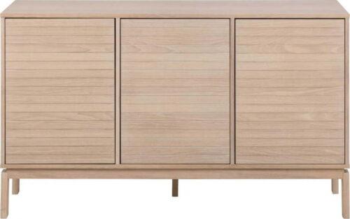 Nízká komoda v dekoru dubu v přírodní barvě 135x80 cm Linley – Actona Actona