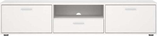 Bílý TV stolek 177x38 cm Media – Tvilum Tvilum