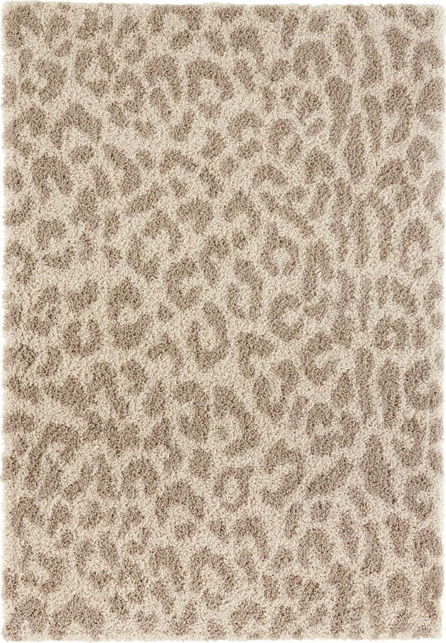 Béžový koberec 170x120 cm Patterned Animal - Ragami Ragami