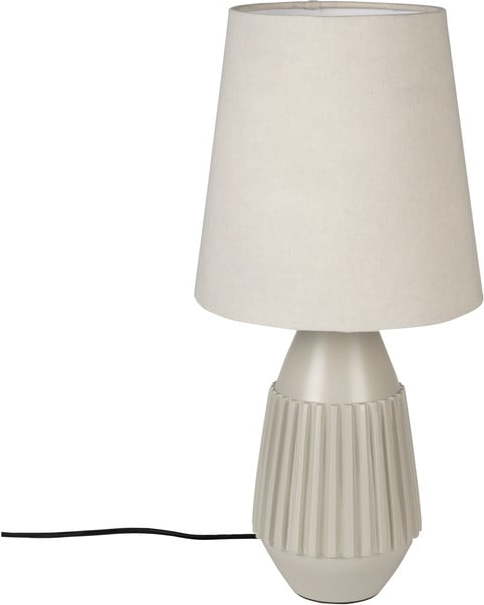 Béžová stolní lampa Aysa - White Label White Label