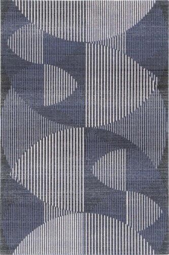 Tmavě modrý vlněný koberec 133x180 cm Shades – Agnella Agnella
