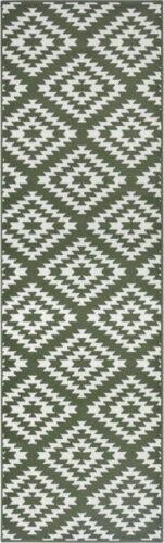 Zelený koberec běhoun 250x80 cm Nordic - Hanse Home Hanse Home