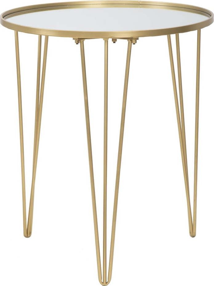 Kulatý konferenční stolek ve zlaté barvě ø 50 cm Glam – Mauro Ferretti Mauro Ferretti