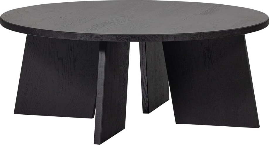 Černý kulatý konferenční stolek ø 90 cm Fries – Basiclabel BASICLABEL