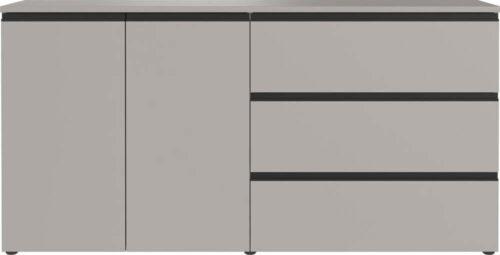 Šedá nízká komoda 180x91 cm Bastia – Germania Germania
