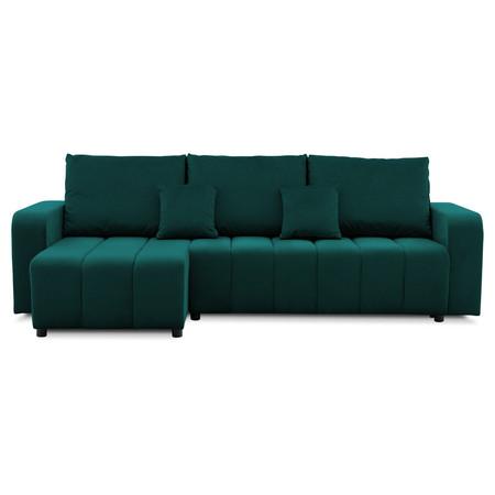 Rohová rozkládací sedací souprava Modena I Zelená Signal-nabytek
