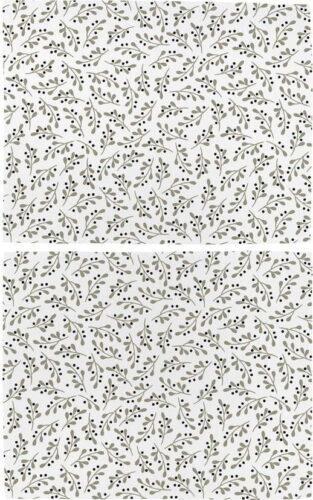 Látková prostírání s vánočním motivem v sadě 2 ks 35x45 cm Mistletoe Kiss – Butter Kings Butter Kings