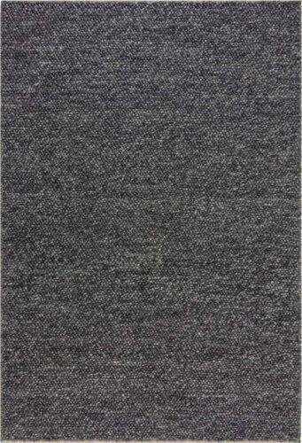Tmavě šedý vlněný koberec Flair Rugs Minerals