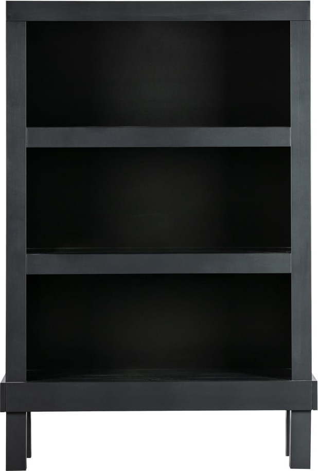 Černá knihovna z borovicového dřeva 107x160 cm Bonk – Basiclabel BASICLABEL