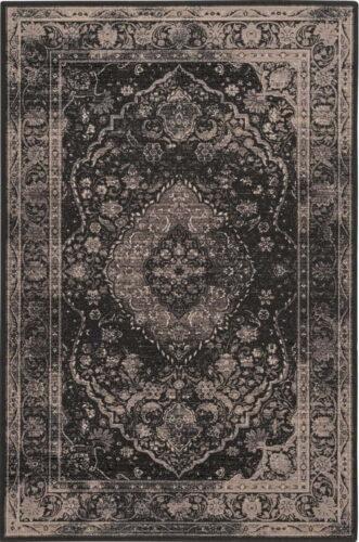 Tmavě šedý vlněný koberec 100x180 cm Zana – Agnella Agnella