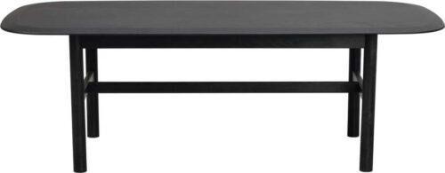 Černý konferenční stolek z dubového dřeva 135x62 cm Hammond - Rowico Rowico