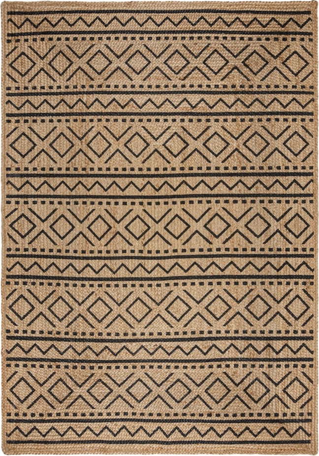 Jutový koberec v přírodní barvě 120x170 cm Luis – Flair Rugs Flair Rugs