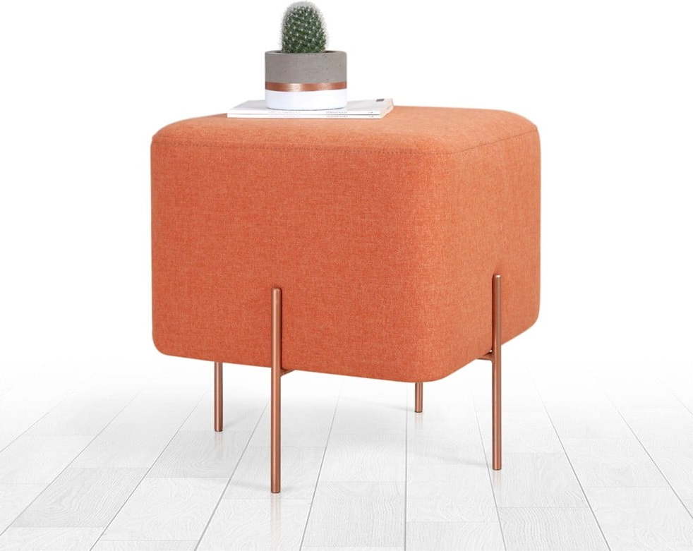 Oranžový taburet Copper – Balcab Home Balcab Home