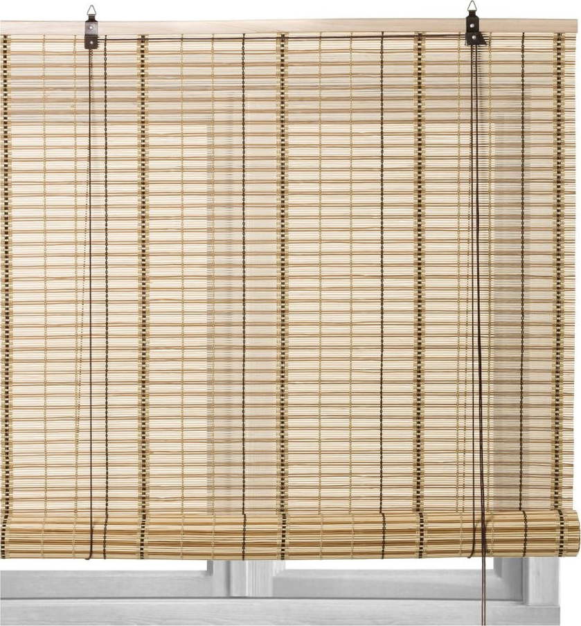 Světle hnědá bambusová roleta 160x180 cm Natural Life – Casa Selección Casa Selección