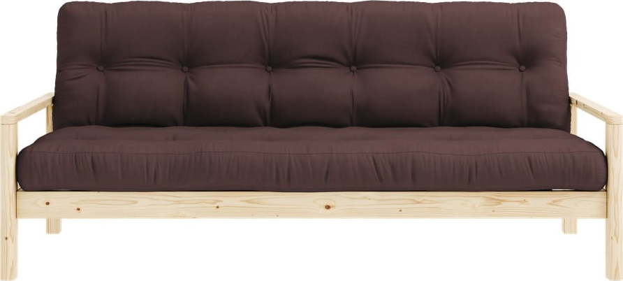 Tmavě hnědá rozkládací pohovka 205 cm Knob – Karup Design Karup Design