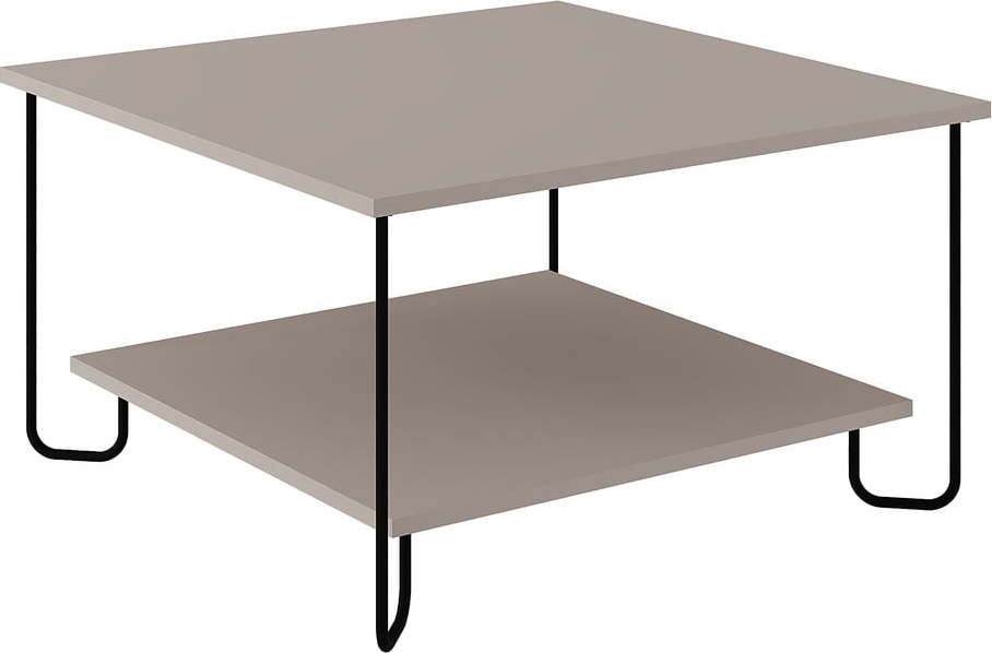 Šedý konferenční stolek 80x80 cm Tonka – Marckeric Marckeric