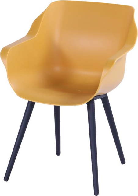 Okrově žluté plastové zahradní židle v sadě 2 ks Sophie Studio – Hartman Hartman