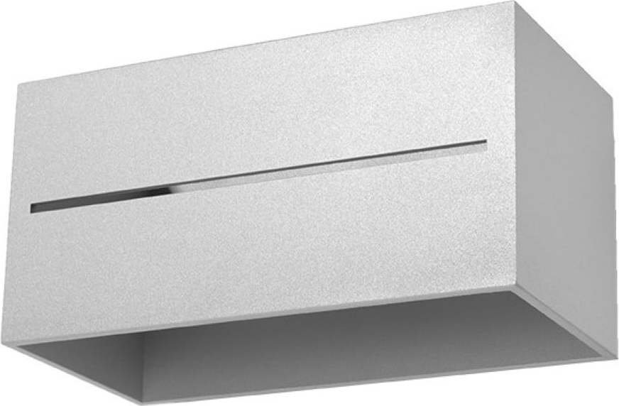 Šedé nástěnné svítidlo Lorum Maxi – Nice Lamps Nice Lamps