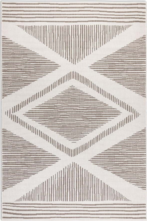Krémovo-hnědý venkovní koberec 120x170 cm Gemini – Elle Decoration Elle Decoration