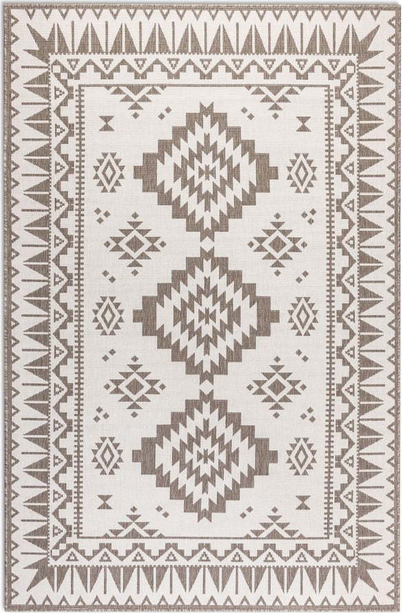 Krémovo-hnědý venkovní koberec 160x230 cm Gemini – Elle Decoration Elle Decoration