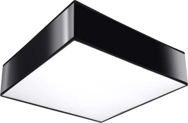 Černé stropní svítidlo 25x25 cm Mitra – Nice Lamps Nice Lamps