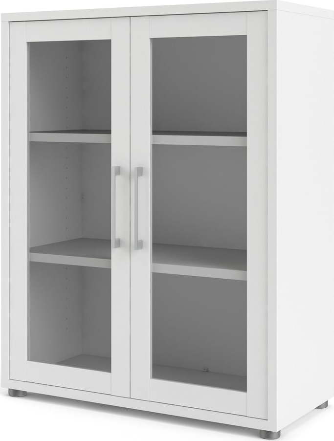 Bílá modulární knihovna 89x113 cm Prima – Tvilum Tvilum