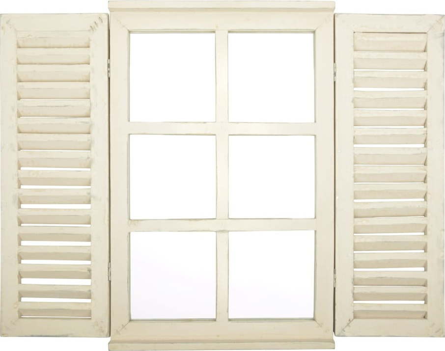 Zrcadlo s dřevěným rámem 39x59 cm Window – Esschert Design Esschert Design