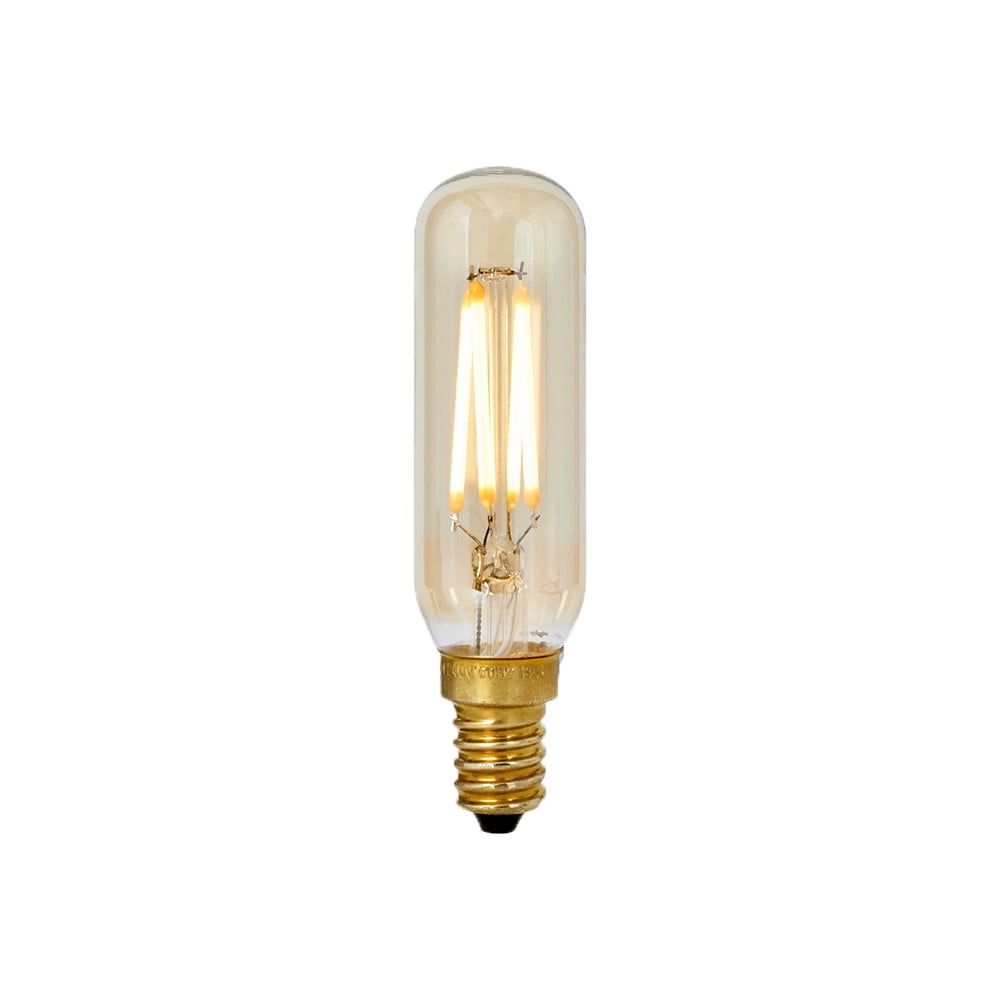 Teplá LED filamentová stmívatelná žárovka E14