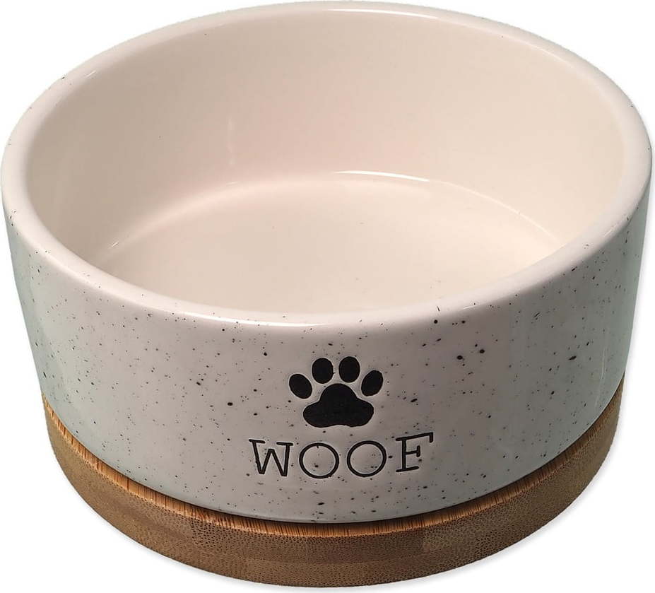 Keramická miska pro psa ø 13 cm Dog Fantasy WOOF – Plaček Pet Products Plaček Pet Products