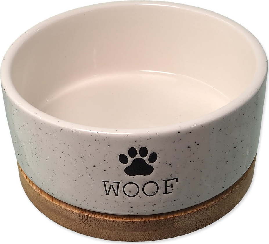 Keramická miska pro psa ø 13 cm Dog Fantasy WOOF – Plaček Pet Products Plaček Pet Products