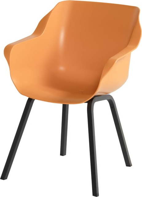Oranžové plastové zahradní židle v sadě 2 ks Sophie Element – Hartman Hartman
