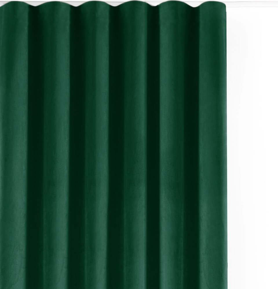 Zelený sametový dimout závěs 400x175 cm Velto – Filumi Filumi