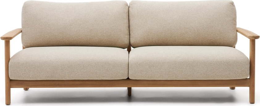 Zahradní pohovka z teakového dřeva v béžovo-přírodní barvě Tirant – Kave Home Kave Home