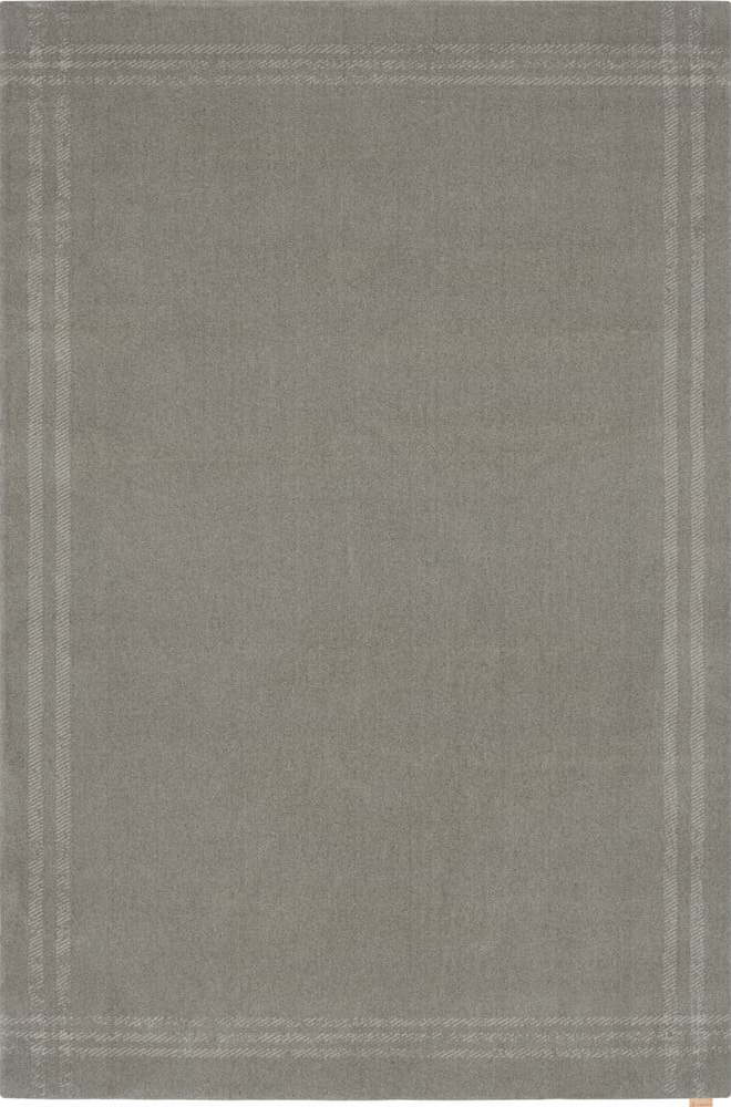 Světle šedý vlněný koberec 240x340 cm Calisia M Grid Rim – Agnella Agnella