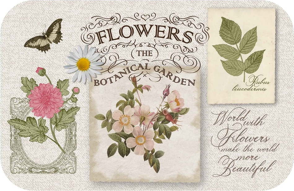 Prostírání 28.5x44 cm Les Fleurs – douceur d'intérieur Douceur d intérieur