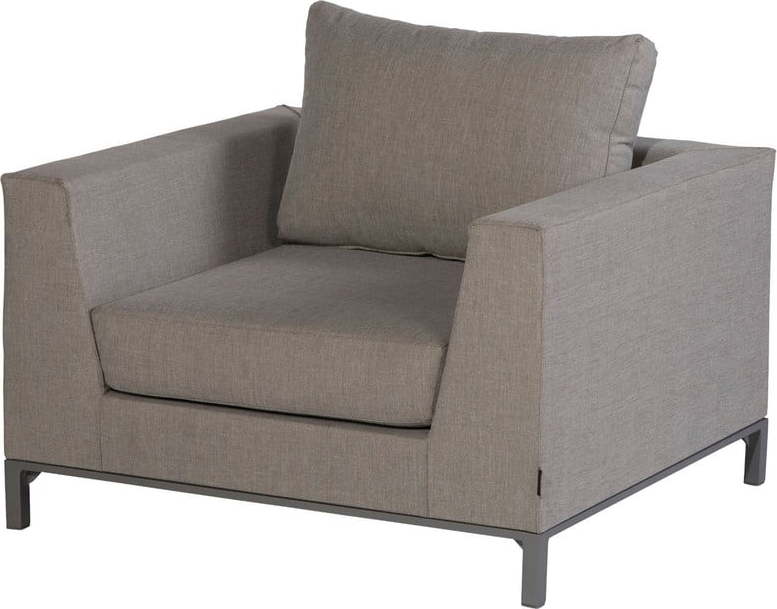 Šedé kovové zahradní křeslo SiciliË – Exotan Exotan