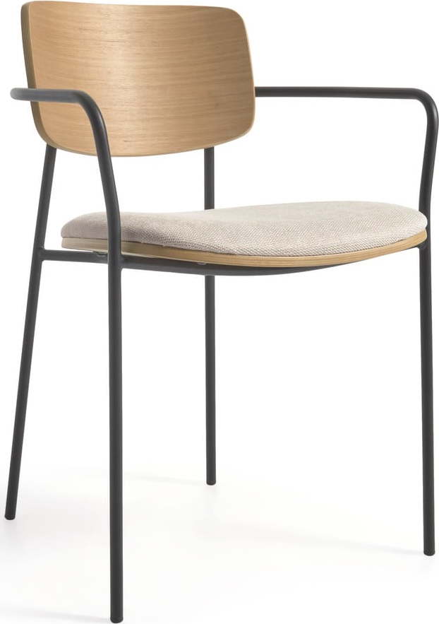 Jídelní židle v černo-přírodní barvě Maureen – Kave Home Kave Home