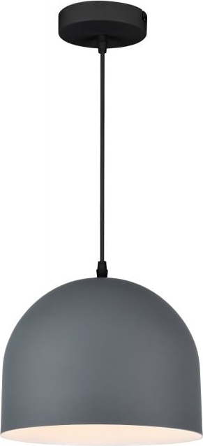 Šedé závěsné svítidlo s kovovým stínidlem Katilu – GTV GTV