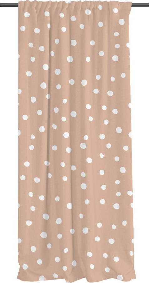 Oranžový dětský závěs 250x110 cm Dots from the Forest - Butter Kings Butter Kings