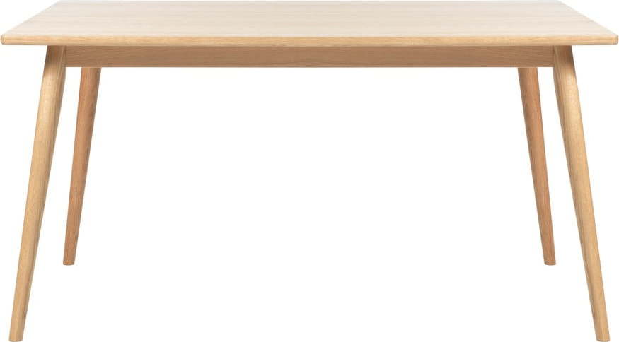 Rozkládací jídelní stůl s deskou v dubovém dekoru v přírodní barvě 150x90 cm Barrali – Unique Furniture Unique Furniture