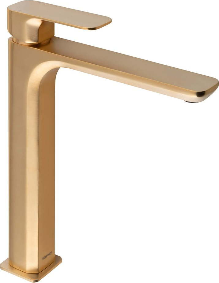 Stojánková umyvadlová baterie ve zlaté barvě Spy – Sapho Sapho
