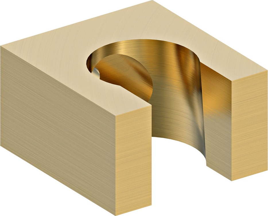 Mosazný držák na sprchovou hlavici ve zlaté barvě – Sapho Sapho