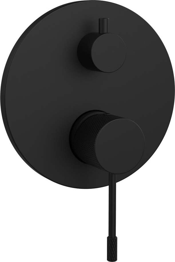 Matně černá podomítková sprchová baterie (2 výstupy) Solaris – Sapho Sapho