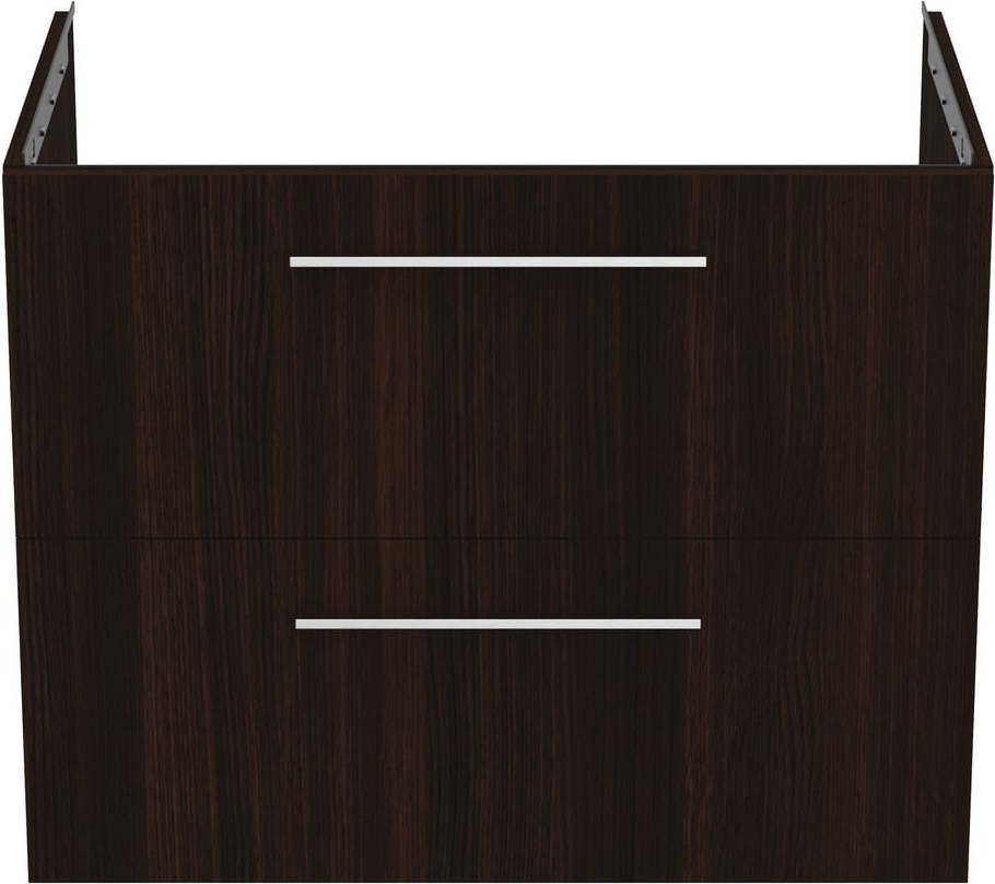 Tmavě hnědá závěsná skříňka pod umyvadlo v dekoru dubu 80x63 cm i.Life B – Ideal Standard Ideal standard