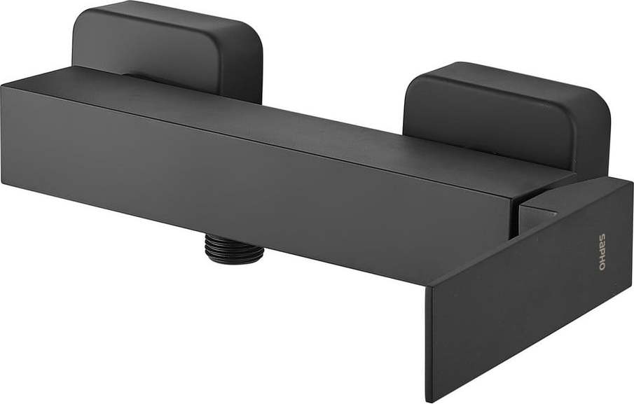 Matně černá nástěnná sprchová baterie (1 výstup) Latus – Sapho Sapho