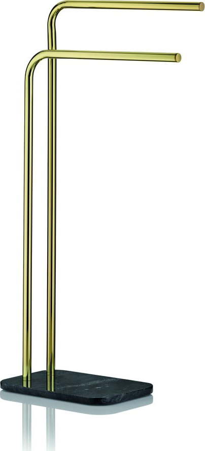 Černý mramorový držák na ručník Kela Liron KELA