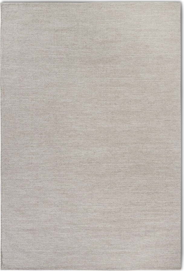 Béžový ručně tkaný koberec s příměsí vlny 190x280 cm Pradesh Linen White – Elle Decoration Elle Decoration