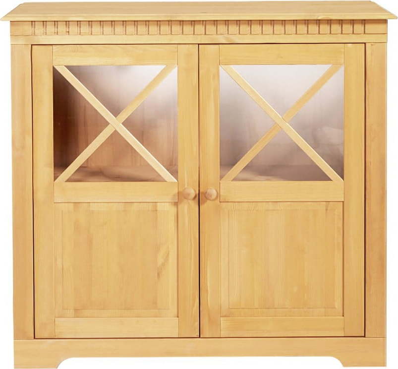 Vitrína z borovicového dřeva v přírodní barvě 95x35 cm Lisa – Støraa Støraa